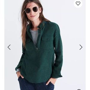 Madewell Delaney zip front popover
